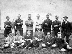 Swanage Football team early 1900s - Ref: VS1911