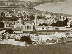Swanage from the Quarries 1930s - Ref: VS1900